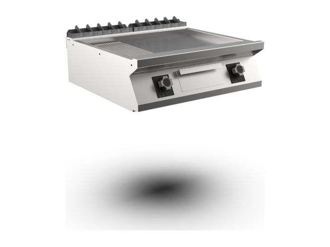Hovedbilde Mareno FT98EMT Flatgrill 800 mm, elektrisk, 2/3 ...