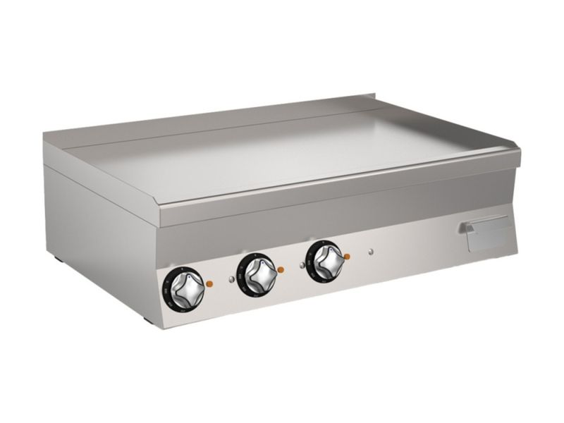 Mareno FT610EL2 Flatgrill 1000 mm, elektrisk, glatt støpejern