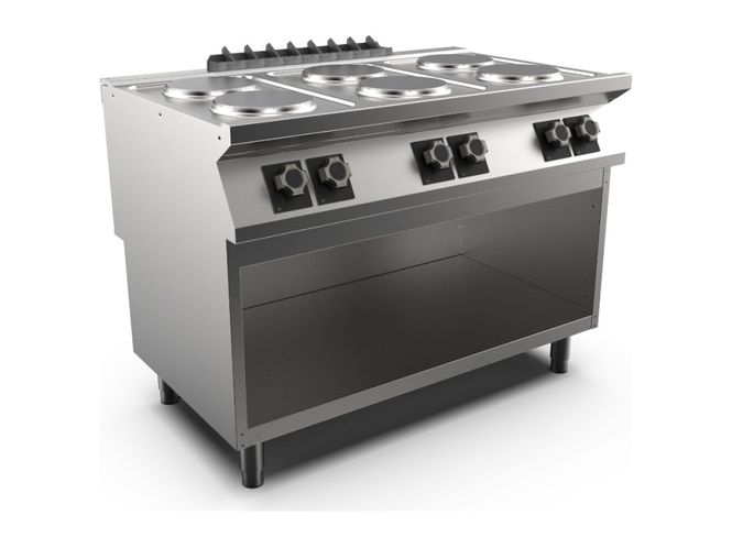 Hovedbilde Mareno PC712EGPT Elektrisk koketopp 6 plater, på ...